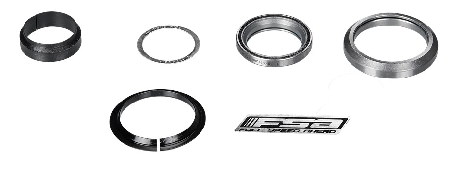 Specialized HDS COMPLETE, INTEGRATED, 1-1/8" UPPER (45X45), 1.5" LOWER (36X45), W/ SPLIT CROWN RACE (NO TOP COVER) (HS-S-01) Black