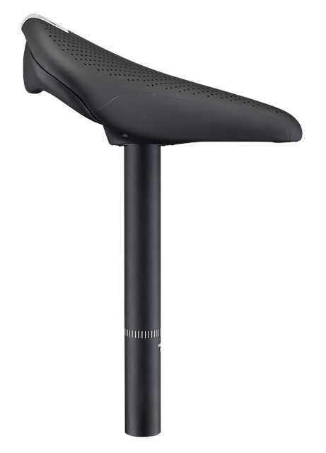 Specialized SDL HOTWALK CARBON, 1-PIECE SADDLE & POST ASSEMBLY, 22.2MM ALLOY POST, 118MM WIDTH, W/ HAND CUP