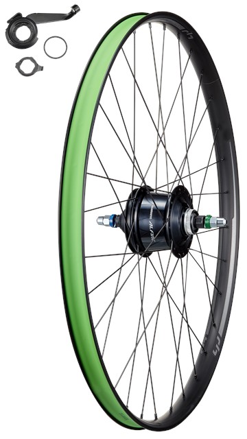 Specialized WHL TURBO, 650B, REAR, ALLOY, IGH BOLT-ON, 10X135MM, DISC, CENTERLOCK, 32H, SHIMANO 8-SPD ALFINE HUB - BLACK W/ TURBO DCL