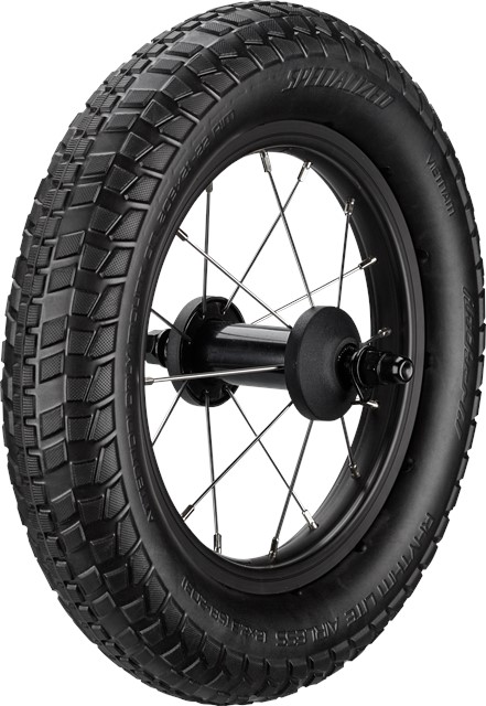 Specialized WHL KIDS HOTWALK 12", FRONT OR REAR, ALLOY, BOLT-ON, 16H, W/ 12X2.3" RHYTHM LITE AIRLESS TIRE MOUNTED Whl Hotwalk 12" With Rhythm Lite Airless 12x2.3 Tire