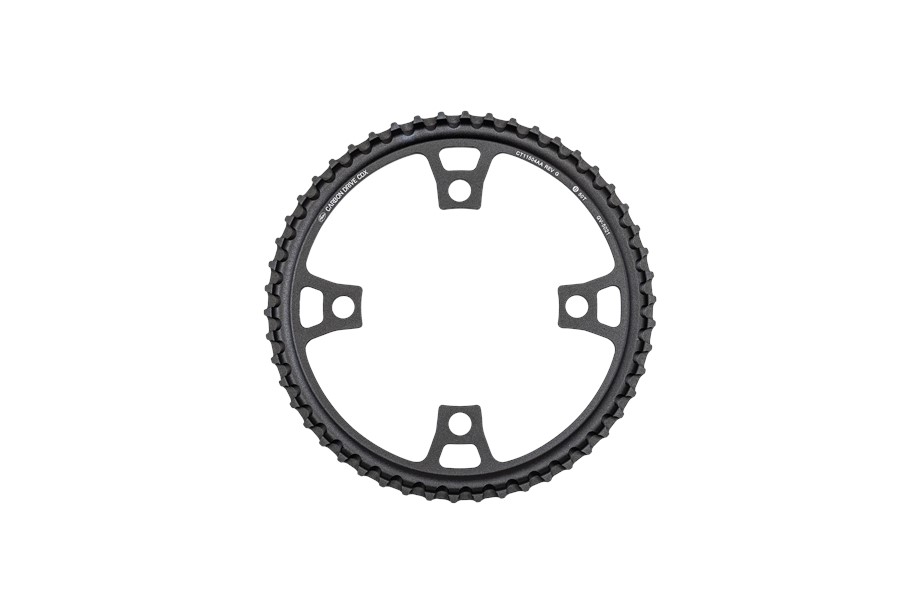 Specialized CHR GATES (CDX), 50T, CARBON BELT DRIVE, 4-BOLT, 104 BCD, 1X FOR IGH, ALLOY Black - 50T