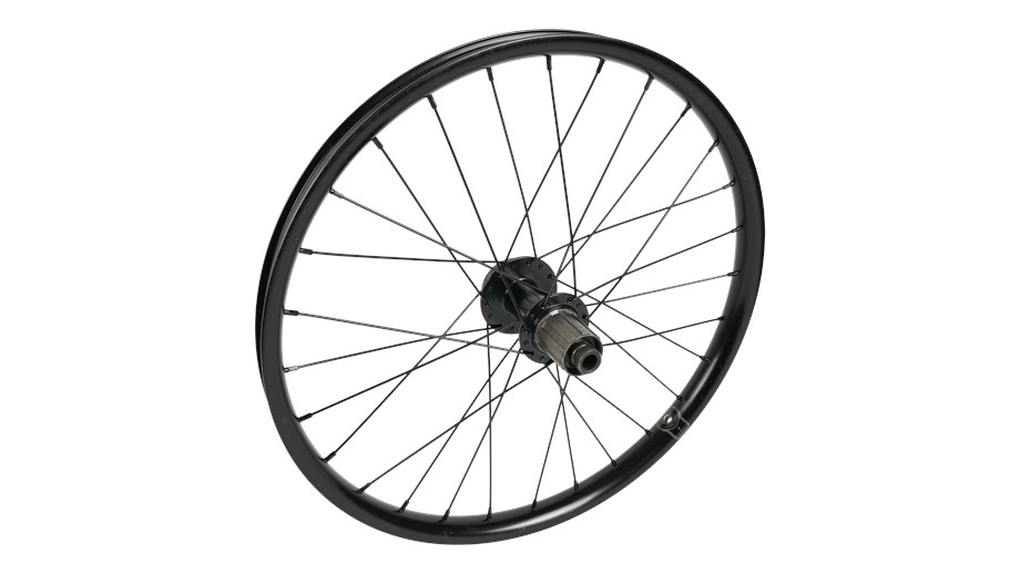 Specialized WHL KIDS 20", REAR, ALLOY, TA, 12X148MM, DISC, 6-BOLT, 28H, SHIMANO HG 11-SPD. FHB - BLACK / CHARCOAL DCL