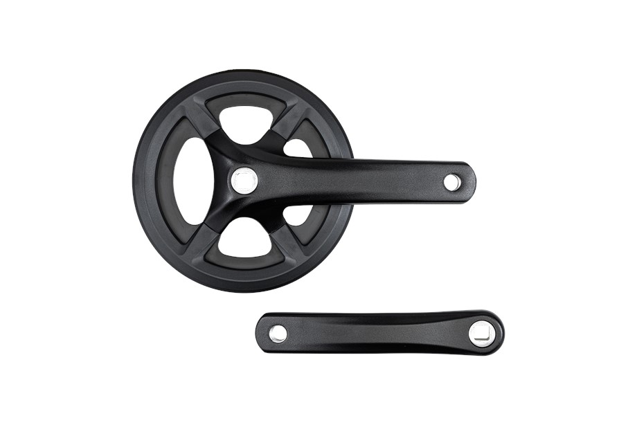 Specialized CRK PW 3-PIECE, 165MM, L+R ARMS, ALLOY, SQUARE-TAPER, 4-BOLT ASSYMTERIC, 40T RING, 1X11-SPD, 48MM CL, W/ DUAL CHAINGUARD, BLACK Black - 165mm