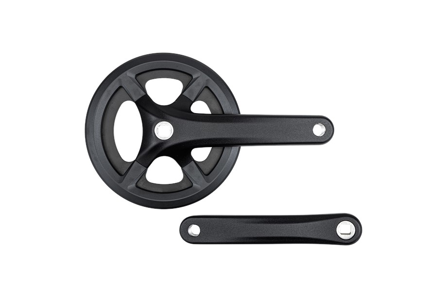 Specialized CRK PW 3-PIECE, 175MM, L+R ARMS, ALLOY, SQUARE-TAPER, 4-BOLT ASSYMTERIC, 40T RING, 1X11-SPD, 48MM CL, W/ DUAL CHAINGUARD, BLACK Black - 175mm