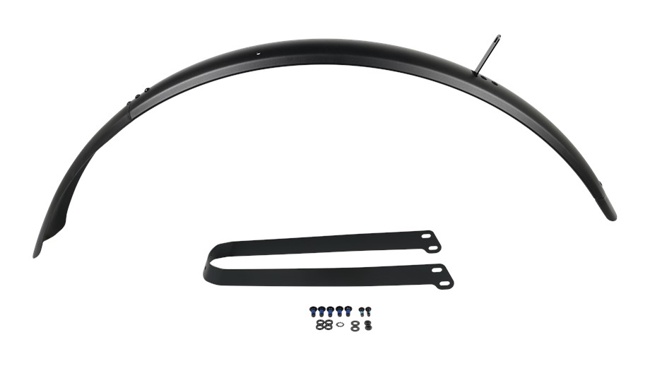 VADO SL (GEN.2) FRONT FENDER KIT, 700C, ALLOY, 61MM WIDTH, W/ HARDWARE Black - One Size