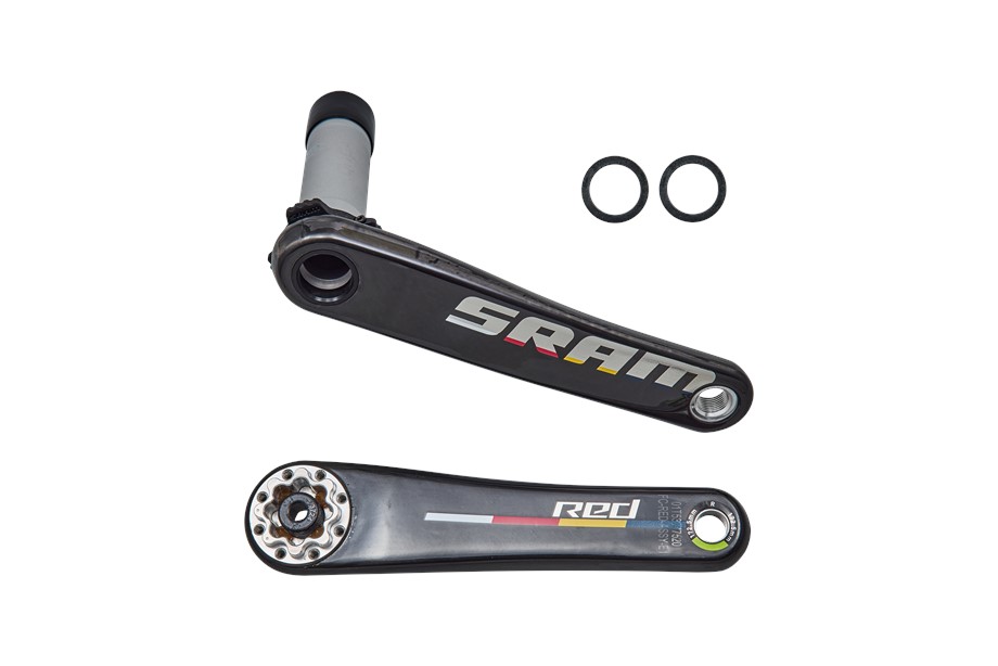 Specialized CRK SRAM RED E1, 172.5MM, L+R ARMS, CARBON, W/ CUSTOM BORA REDBULL DECAL (NO CHAINRINGS OR SPIDER) Red Bull - 172.5mm