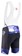 All-City Dot Game Women's Bib Short - Black, Dark Purple, Purple, Lavender, Lite Blue, X-Large 