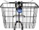 Wald 3133 Front Quick Release Basket with Bolt-On Mount: Gloss Black