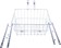 Wald 1512 Front Basket with Adjustable Legs, Silver






