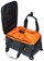 Basil Miles Trunk Bag - 7L, Strap Mount, Black/Orange






