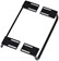 Basil MIK Pannier Mounting Rails, Black