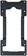 Basil MIK Double Decker for MIK Adaptor Plate, Black