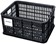 Basil Bicycle Crate S, 17.5L, Recycled Synthetic, Black