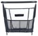 Basil Icon M NX System Rear Basket - Black