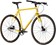 All-City Super Professional Flat Bar Single Speed Bike - 700c, Steel, Lemon Dab, 46cm 
