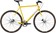 All-City Super Professional Flat Bar Single Speed Bike - 700c, Steel, Lemon Dab, 46cm 