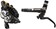 Shimano Saint BL-M820-B/BR-M820 Disc Brake and Lever - Front, Hydraulic, Post Mount, Finned Metal Pads, Black