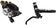 Shimano Saint BL-M820-B/BR-M820 Disc Brake and Lever - Rear, Hydraulic, Post Mount, Finned Metal Pads, Black 