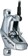 TRP DH-R EVO HD-M846 Disc Brake and Lever - Rear, Hydraulic, Post Mount, Silver 