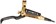 TRP DH-R EVO HD-M846 Disc Brake and Lever - Front, Hydraulic, Post Mount, Gold 