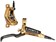 TRP DH-R EVO HD-M846 Disc Brake and Lever - Front, Hydraulic, Post Mount, Gold 