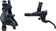 Shimano SLX BL-M7100/BR-M7100 Disc Brake and Lever - Front, Hydraulic, Post Mount, 2-Piston, Black 