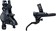 Shimano SLX BL-M7100/BR-M7100 Disc Brake and Lever - Rear, Hydraulic, Post Mount, 2-Piston, Black 