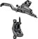 TRP EVO Pro HD-M9040 Disc Brake and Lever - Right/Front or Rear, 1900mm Hose, Post Mount, 4-Piston, Black