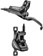 TRP EVO X HD-M9020 Disc Brake and Lever - Left/Front or Rear, 1900mm Hose, Post Mount, 2-Piston, Black
