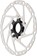 Shimano STEPS RT-EM600-M Disc Brake Rotor with Integrated Speed Sensor Magnet - 180mm, Center Lock, For eBike, Silver
