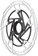 Jagwire Pro LR2 Disc Brake Rotor - 160mm, Center Lock, Silver/Black 