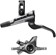 Shimano XTR M9200 XC Disc Brake and Lever - Left/Front,  Post Mount, 2-Piston Caliper, SM-BH90-SS Hose, Metal Pads, Gray