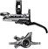 Shimano XTR BR-M9200 Disc Brake and BL-M9220 Lever - Left/Front, Post Mount, 2-Piston Caliper, SM-BH90-SS Hose, Metal Pads, Gray