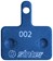 Sinter Blue s530 Compound Organic Disc Brake Pads - Shimano B Type, Sinter Type 002, One Pair