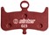 Sinter Red s514 Compound Organic Disc Brake Pads - Hayes, Sinter Type 023, One Pair