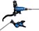 Hope EVO GR4 Disc Brake and Lever Set - Right Hand, Post Mount, 4-Piston, Braided Hydraulic Hose, Black/Blue