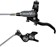 Hope EVO GR4 Disc Brake and Lever Set - Left Hand, Post Mount, 4-Piston, Braided Hydraulic Hose, Black/Smoke