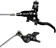 Hope EVO GR4 Disc Brake and Lever Set - Left Hand, Post Mount, 4-Piston, Braided Hydraulic Hose, Black