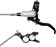 Hope EVO GR4 Disc Brake and Lever Set - Left Hand, Post Mount, 4-Piston, Braided Hydraulic Hose, Black/Silver