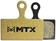 MTX Gold Label HD Disc Brake Pads - Ceramic/Kevlar Compound, Shimano XT / XTR / SLX, 2-Piston, Single Set
