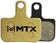 MTX Gold Label HD Disc Brake Pads - Ceramic/Kevlar Compound, SRAM Level / Red / Rival AXS / Force, 2-Piston, Single Set