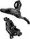 SRAM DB6 Disc Brake and Lever - Left, Front or Rear, 2000mm Hose, Post Mount, 4-Piston, Aluminum Lever, Diffusion Black, A1