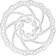 Tektro TR-17 Disc Brake Rotor - 180mm, 6-Bolt, 2.3mm Thickness, Silver 