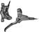 Tektro HD-M535 Disc Brake and Lever - Rear, Hydraulic, Post Mount, Black 