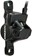 Tektro HD-J285 Junior Disc Brake and Lever - Rear, Hydraulic, Post Mount, Black 
