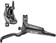 TRP DH-R EVO HD-M846 Disc Brake and Lever - Front, Hydraulic, 4-Piston, Post Mount, Black 