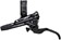 Shimano Deore XT BL-M8100/BR-M8120 Disc Brake and Lever - Front, Hydraulic, Post Mount, 4-Piston, Finned Pads, I-SPEC EV Clamp Band, Black 
