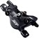 Shimano Deore XT BL-M8100/BR-M8100 Disc Brake and Lever - Rear, Hydraulic, Post Mount, 2-Piston, Finned Pads, I-SPEC EV Clamp Band, Black 