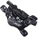 Shimano Deore XT BL-M8100/BR-M8120 Disc Brake and Lever - Front, Hydraulic, Post Mount, 4-Piston, Finned Pads, I-SPEC EV Clamp Band, Black 