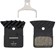 Shimano L05A-RF Disc Brake Pad and Spring - Resin Compound, Finned Alloy Back Plate, Box/25 pair 